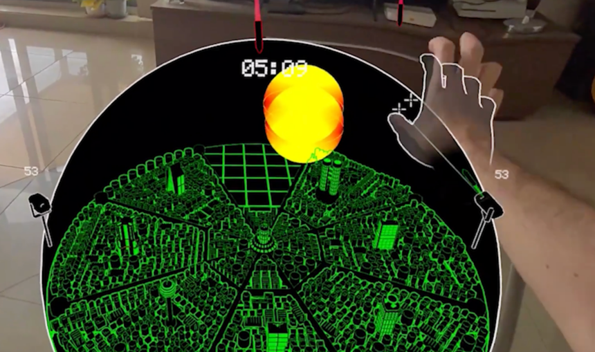 Airspace Defender: First Look At Mixed Reality Missile Command Concept