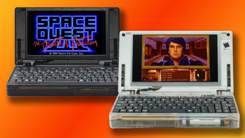 These retro PC gaming laptops use the real hardware, and I want one