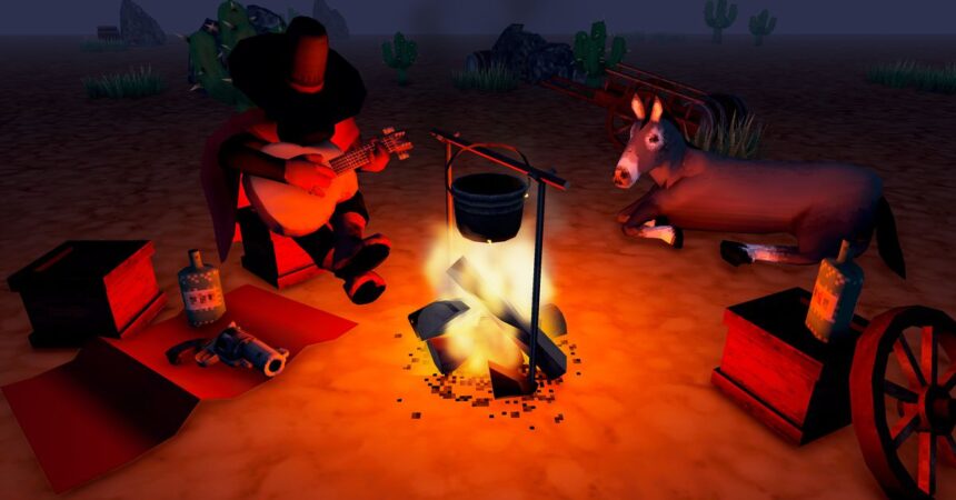 Guncho is a truly mind-melting old west cowboy shooter