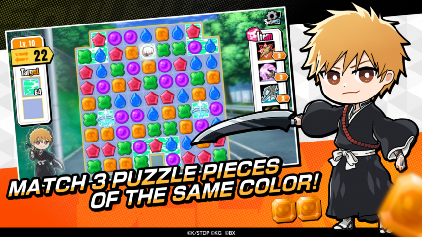 Bleach Soul Puzzle screen