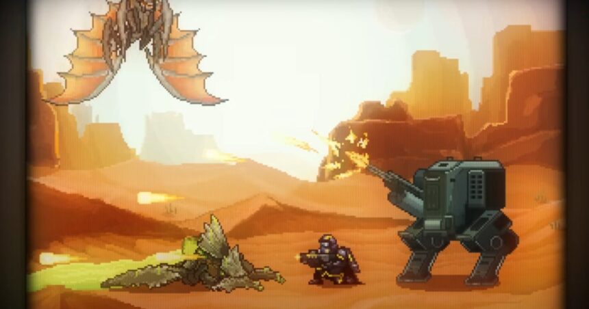 Helldivers 2 has been transformed into a 16-bit arcade classic via a demake concept, and its creators would be open to making it a proper mini-game