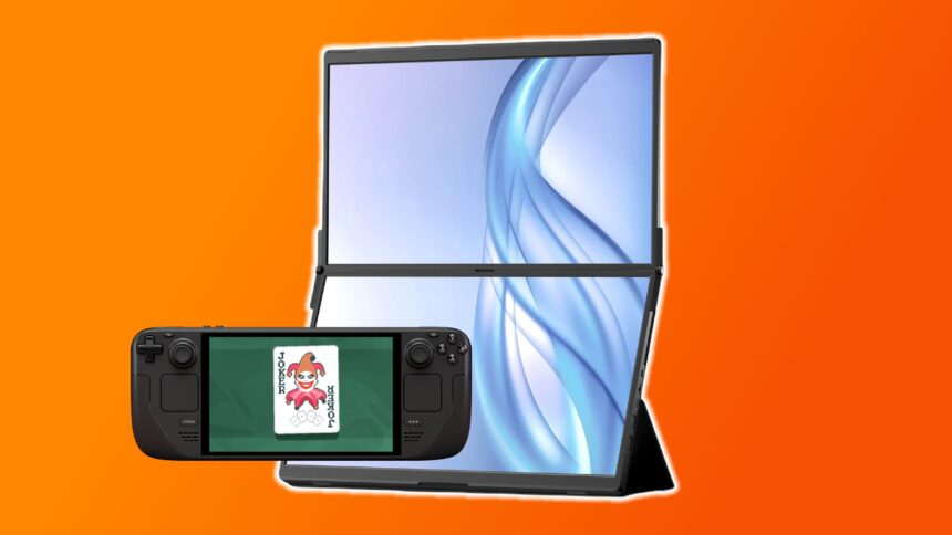 This new 15-inch portable monitor is perfect for the Steam Deck