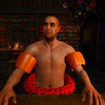 There's now a Witcher 3 mod that dresses the game's scariest character in armbands and a rubber ring, because CD Projekt craves summer vibes