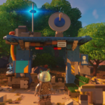 How to fast travel with the Battle Bus and Bus Stations in Lego Fortnite