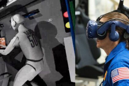 Watch NASA astronauts use VR to explore the first lunar space station