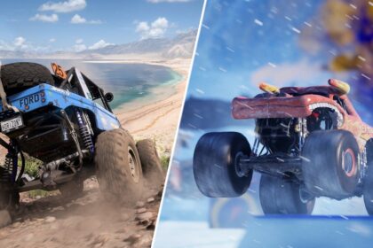 Monster Jam Showdown feels a bit like what would happen if Forza Horizon had a baby with my childhood, and that’s cool