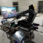 This DIY racing simulator brings a whole new level of danger to racing