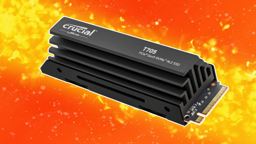 Save over $160 on this Crucial T705 gaming SSD, the fastest drive we’ve tested