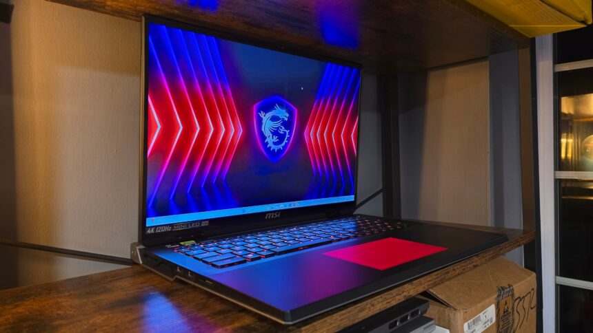 MSI Titan 18 HX review: This high-spec gaming laptop delivers killer frame rates