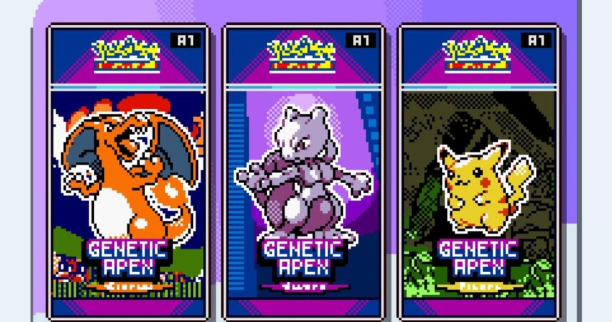 Want a blast from the past? Pokémon TCG Pocket fan creates Retro GameBoy versions of in-game packs