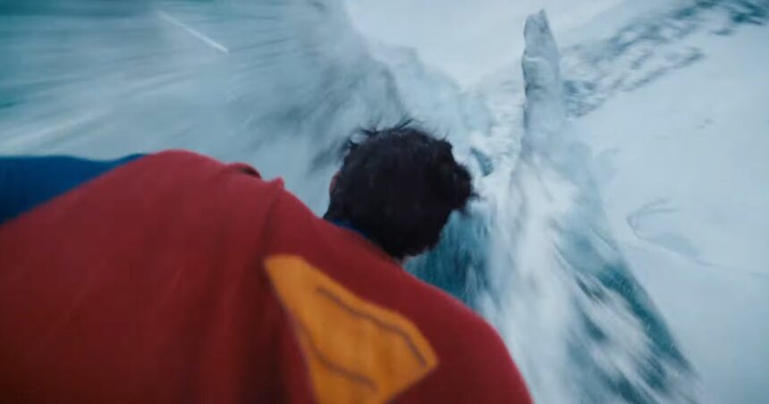 Is it a bird? Is it a plane? No, it's a tease of a teaser trailer for James Gunn's Superman, and it really wants you to look up