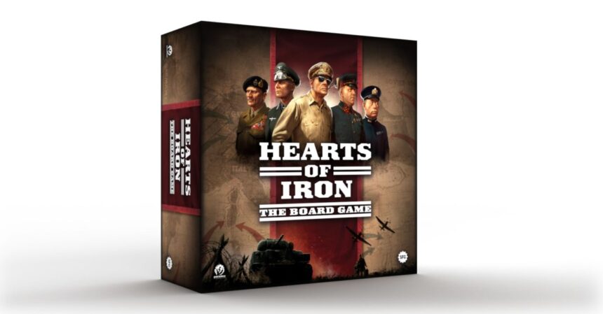 Hearts of Iron board game will have you fighting the alternate history of WWII in a single sitting