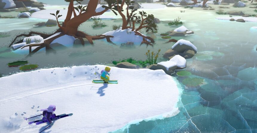 A skiing game that’s as relaxing (or stressful) as you need it to be