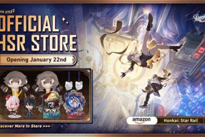 HoYoVerse opened a Honkai: Star Rail Amazon store with official merchandise like figures, acrylic stands, and plush.