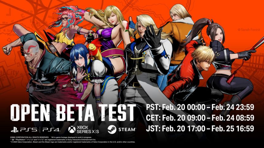 Fatal Fury: City of the Wolves Open Beta Runs From February 20th to 24th