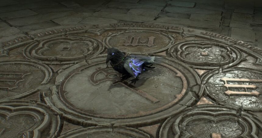 Diablo 4 patch change could make it easier to find Forgotten Altars, or you could pet Dorian the Raven instead