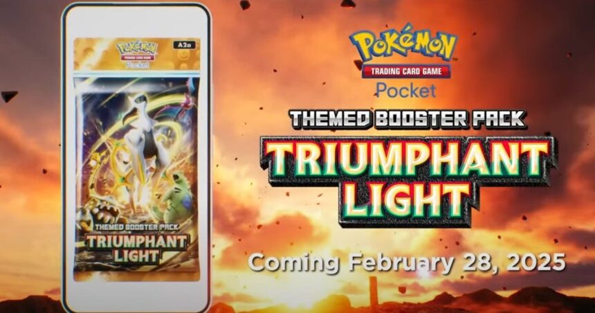 Pokemon TCG Pocket is getting a new pack called Triumphant Light, and it's coming tomorrow