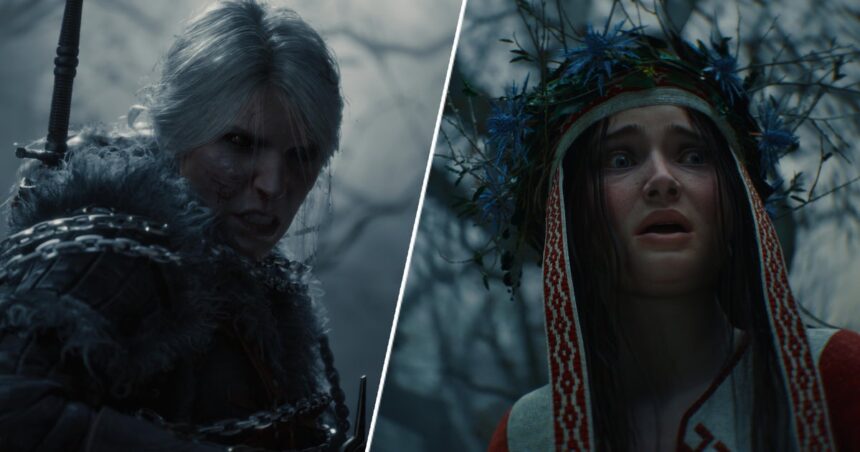 Making The Witcher 4's reveal trailer took a speech Geralt might have given, 14 days of actors fighting pipes, and three days with a real flower hat-wearer running around a forest