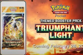 Pokemon TCG Pocket is getting a new pack called Triumphant Light, and it's coming tomorrow