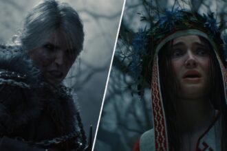 Making The Witcher 4's reveal trailer took a speech Geralt might have given, 14 days of actors fighting pipes, and three days with a real flower hat-wearer running around a forest