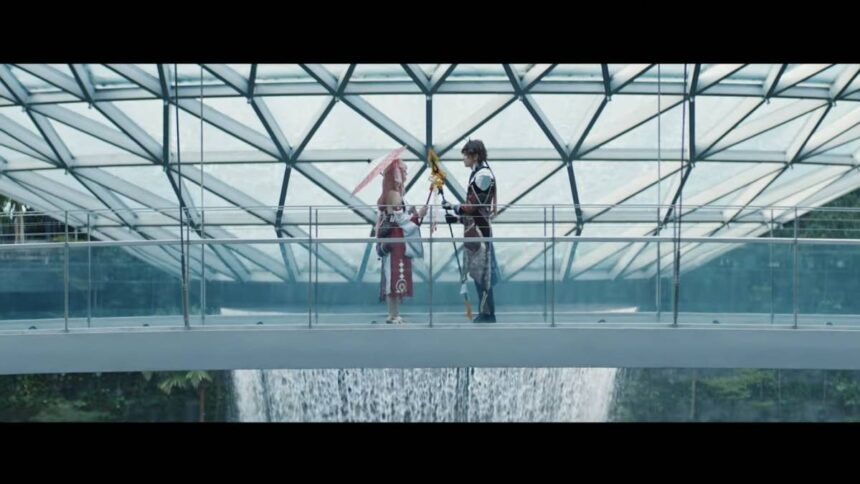 Yae Miku x Zhongli Genshin Impact Cosplay in New Coldplay Music Video