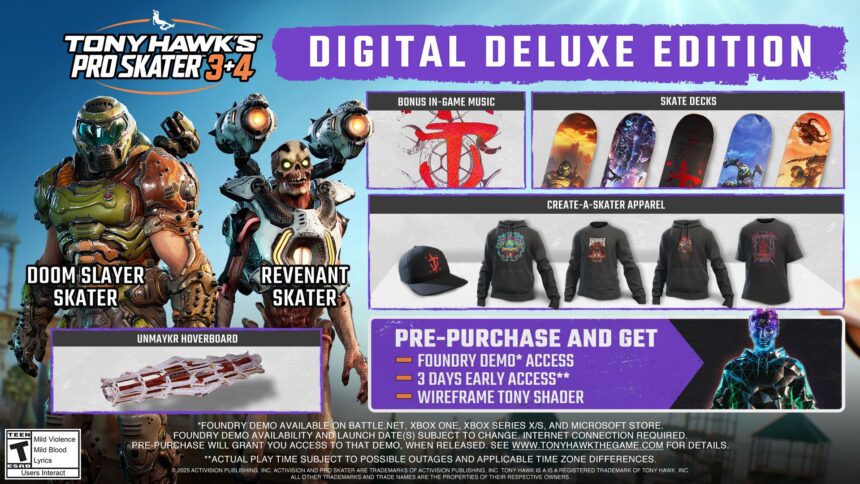 Tony Hawk's Pro Skater 3 + 4 - Digital Deluxe Edition