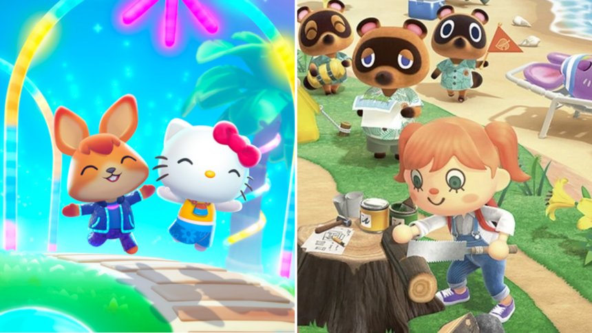 animal crossing new horizons hello kitty island adventure