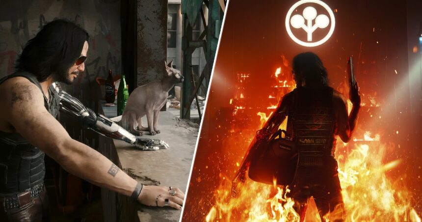 Cyberpunk 2077 gets the mod you never knew you needed: a service that'll text you random cat and dog facts midway through emotional chats with Keanu Reeves