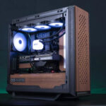 This gorgeous mahogany gaming PC build blends technology with nature perfectly