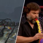 There's now a Monster Hunter Wilds mod that swaps your hunting horn for a working toy saxophone Jack Black once played after someone shouted "give it to me daddy"